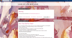 Desktop Screenshot of loveonlifeandlove.blogspot.com