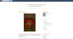 Desktop Screenshot of iwanttoliveinalighthouse.blogspot.com