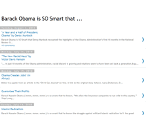 Tablet Screenshot of barackobamaissosmart.blogspot.com