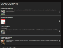 Tablet Screenshot of generacionr9.blogspot.com