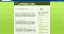 Desktop Screenshot of practicalpermacultureonline.blogspot.com