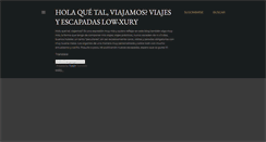 Desktop Screenshot of holaqtalviajamos.blogspot.com
