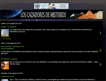 Tablet Screenshot of loscazamisterios.blogspot.com
