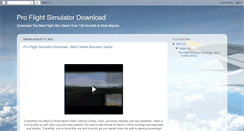 Desktop Screenshot of proflightsimulatordownload.blogspot.com