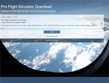 Tablet Screenshot of proflightsimulatordownload.blogspot.com