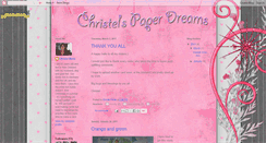 Desktop Screenshot of christelspaperdreams.blogspot.com