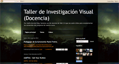 Desktop Screenshot of investigaciondocencia-martinez.blogspot.com