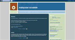 Desktop Screenshot of malaysianscrabble.blogspot.com