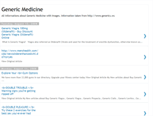 Tablet Screenshot of generics-ws.blogspot.com