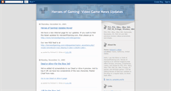 Desktop Screenshot of heroesofgaming.blogspot.com