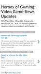 Mobile Screenshot of heroesofgaming.blogspot.com