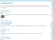 Tablet Screenshot of aplaceforink.blogspot.com
