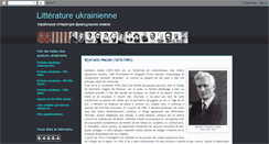 Desktop Screenshot of lettresukrainiennes.blogspot.com