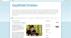 Desktop Screenshot of gaybiblechristian.blogspot.com