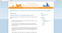 Desktop Screenshot of ourcompanionsadopt.blogspot.com