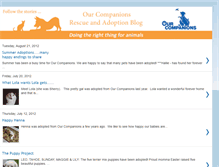 Tablet Screenshot of ourcompanionsadopt.blogspot.com