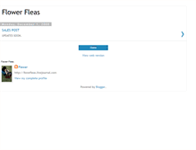 Tablet Screenshot of flowerfleas.blogspot.com