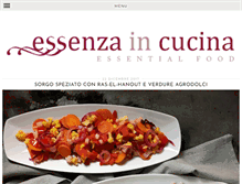 Tablet Screenshot of essenzaincucina.blogspot.com