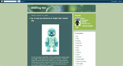 Desktop Screenshot of evolvingyeti.blogspot.com