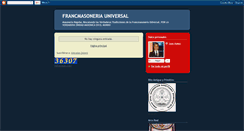 Desktop Screenshot of masoneriauniversal.blogspot.com