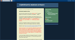 Desktop Screenshot of gana-dineroextra-gana.blogspot.com