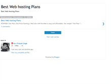 Tablet Screenshot of best-web-hosting-plan.blogspot.com