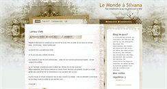 Desktop Screenshot of lemondeasilvana.blogspot.com