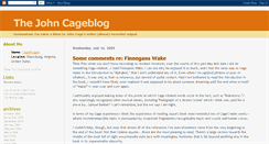 Desktop Screenshot of cageblog.blogspot.com