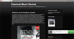 Desktop Screenshot of classicalcritic.blogspot.com