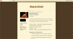 Desktop Screenshot of bloggerdodireito.blogspot.com
