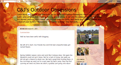 Desktop Screenshot of cjoutdoorobsessions.blogspot.com