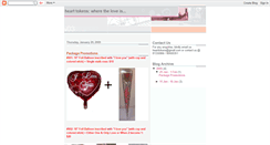 Desktop Screenshot of hearttokens.blogspot.com