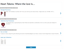 Tablet Screenshot of hearttokens.blogspot.com