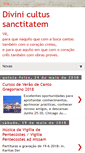 Mobile Screenshot of divinicultussanctitatem.blogspot.com