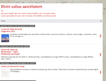 Tablet Screenshot of divinicultussanctitatem.blogspot.com