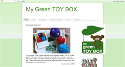 Desktop Screenshot of mygreentoybox.blogspot.com