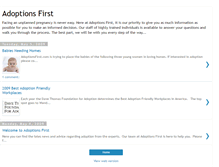 Tablet Screenshot of adoptionsfirst.blogspot.com