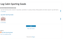 Tablet Screenshot of logcabinsportinggoods.blogspot.com