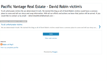 Tablet Screenshot of davidrobinsvictimpage.blogspot.com