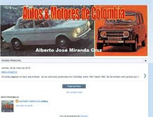 Tablet Screenshot of historycarscolombia.blogspot.com