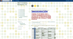 Desktop Screenshot of 1bdesecundaria.blogspot.com