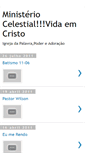 Mobile Screenshot of ministeriocelestialvidaemcristo.blogspot.com