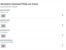 Tablet Screenshot of ministeriocelestialvidaemcristo.blogspot.com