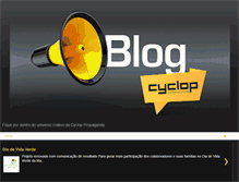 Tablet Screenshot of blogcyclop.blogspot.com