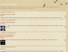 Tablet Screenshot of humanamente-serhumano.blogspot.com