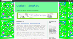 Desktop Screenshot of durianmangkau.blogspot.com