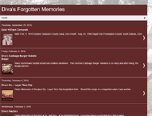 Tablet Screenshot of divasforgottenmemories.blogspot.com