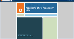 Desktop Screenshot of nepali-girls-photo-galary.blogspot.com