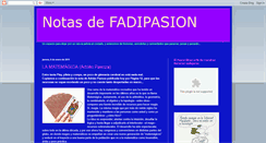 Desktop Screenshot of fadipasionnotas.blogspot.com