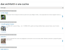 Tablet Screenshot of duearchitettieunacucina.blogspot.com